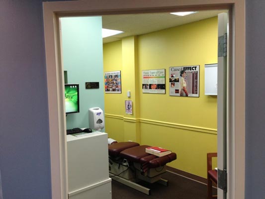 Chiropractic Columbia MD Adjustment Room