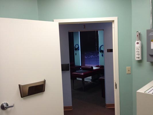 Chiropractic Columbia MD Door Leaving XRay Room