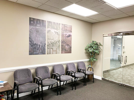 Chiropractic Rockville MD Waiting Room