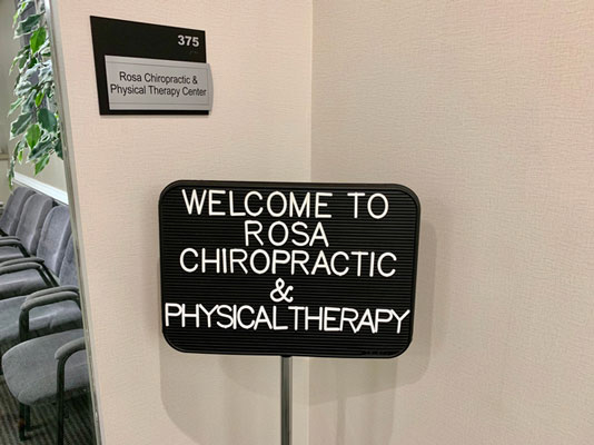 Chiropractic Rockville MD Welcome Sign