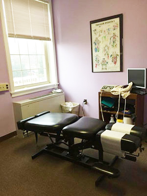 Chiropractic Wheaton MD Adjustment Room